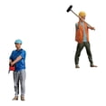 thumbnail image 1 of 2 Piezas Impresas en 3D 1:32 Resina en Miniatura para Trabajadores Laborales CUTICAT Cama de miniaturas de casa de muñecas, 1 of 8