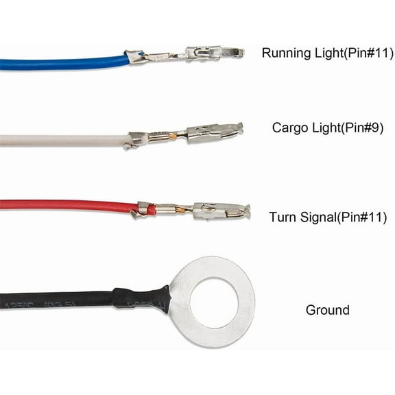 YASSDWBN Tow Mirror Wiring Harness Kit for 14-18 Chevy Silverado/GMC Sierra, 2 Piece