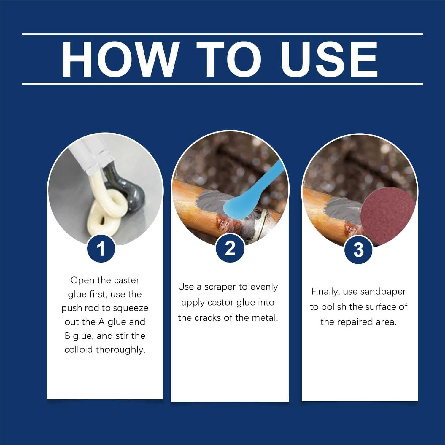 Strong Foundry Glue, Strong Foundry for Metal, Enhanced Casting Glue Repair, Metal Repair Paste Magic Welding for Repairing All Surfaces