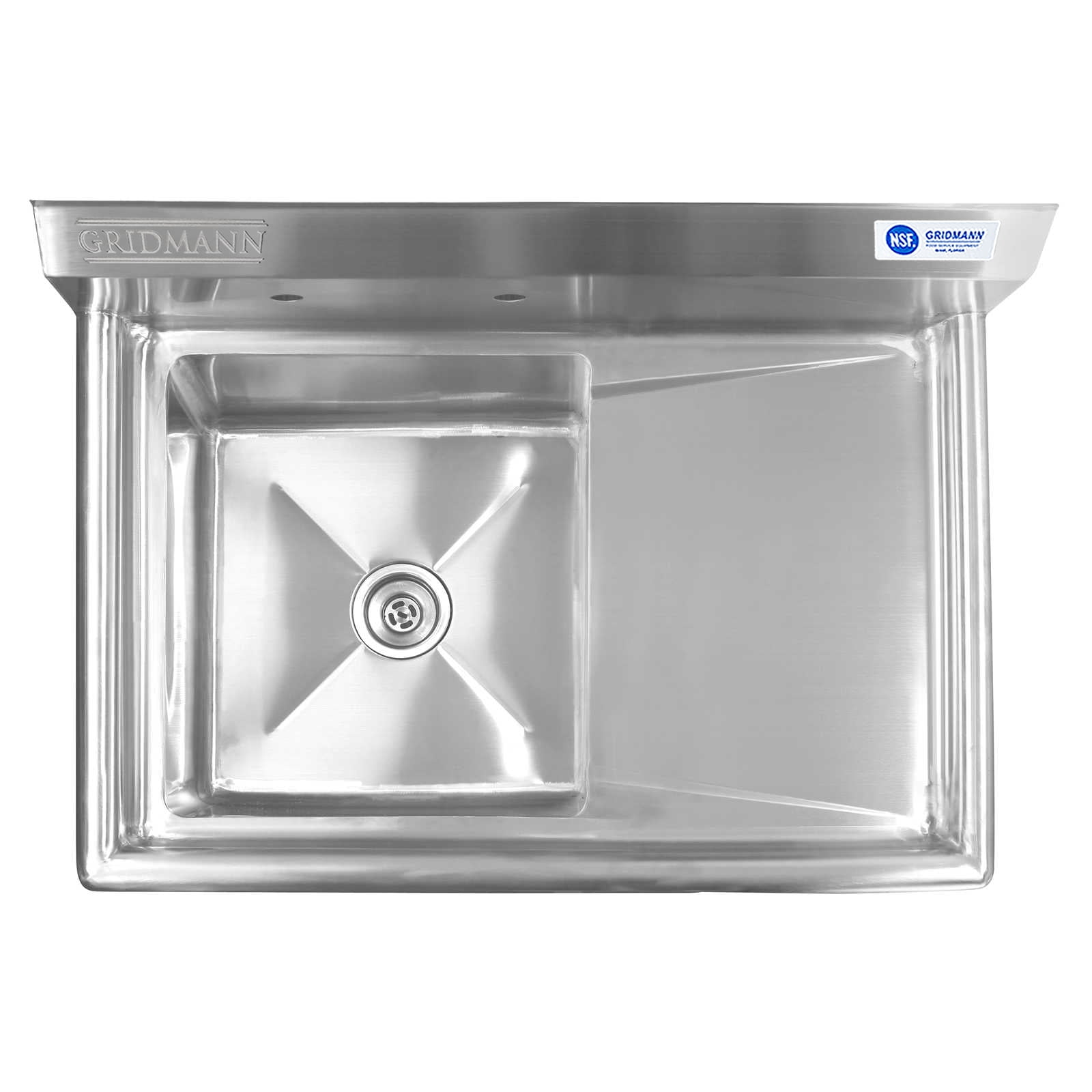 Gridmann 1 Compartment Nsf Stainless Steel Commercial