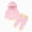 T215-Light Pink, variant on NOLDARES Toddler Baby Girl Fall Winter Clothes Printed Hoodie Sweatshirt And Pants 2pcs Sweatsuit Outfit(T215-Grey)