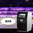 thumbnail image 4 of KUPPET Commercial Ice Machine, Freestanding Automatic Portable Ice Cube Machine, for Restaurants/Bars/Homes/Offices, 88 LBS/24H, Stainless Steel, 4 of 7