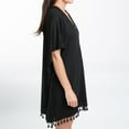 thumbnail image 6 of Elsie & Zoey Naomi One Size Hooded Poncho Swimsuit Cover Up for Women, 6 of 6