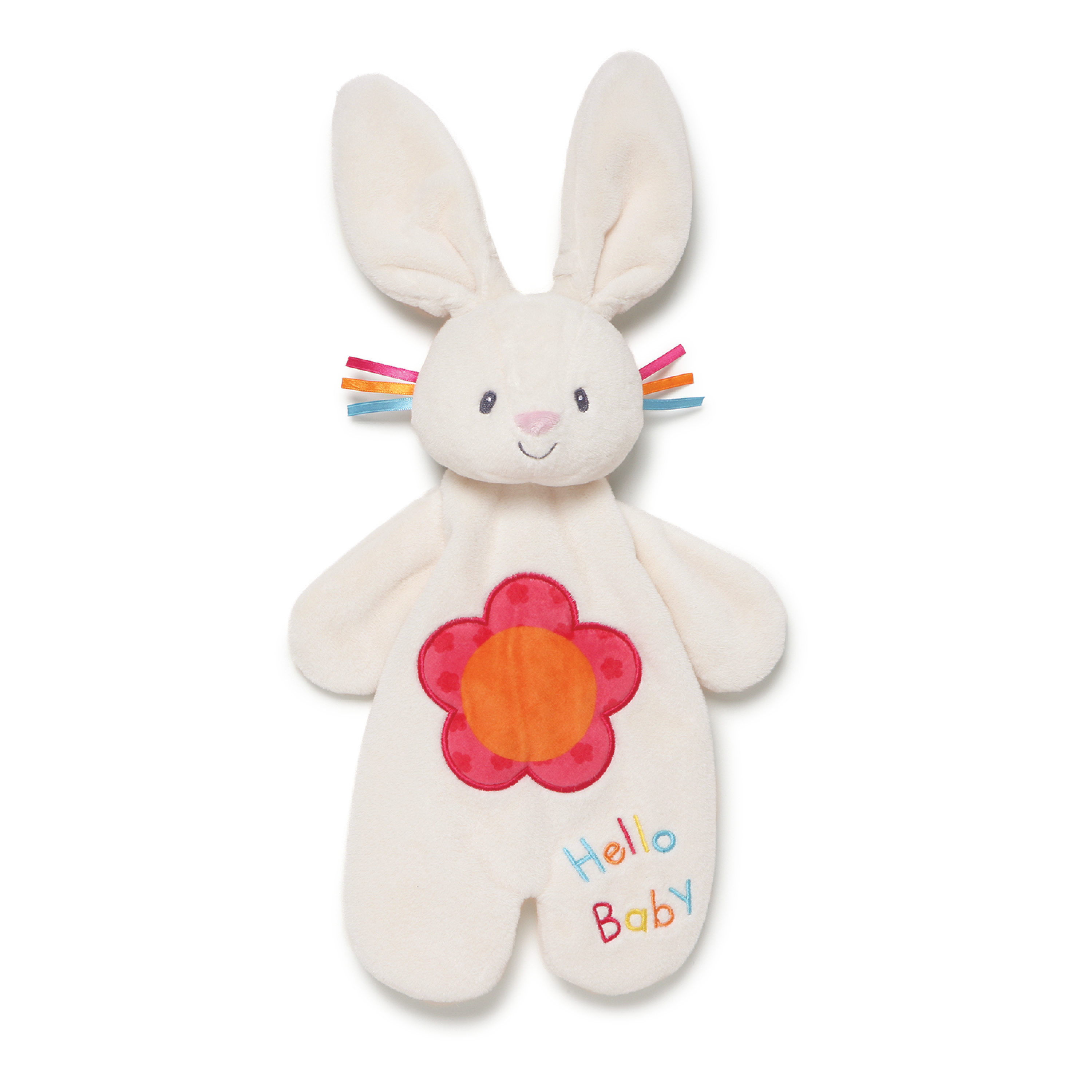 Baby GUND Flora The Bunny Activity Plush Blanket Lovey 11.5"