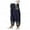 Dark Blue, variant on Bibifish Womens Pants Loose Fit Printed Patchwork Elastic Waist Casual Pants Ankle Length Stylish Daily Wear Comfortable Trousers