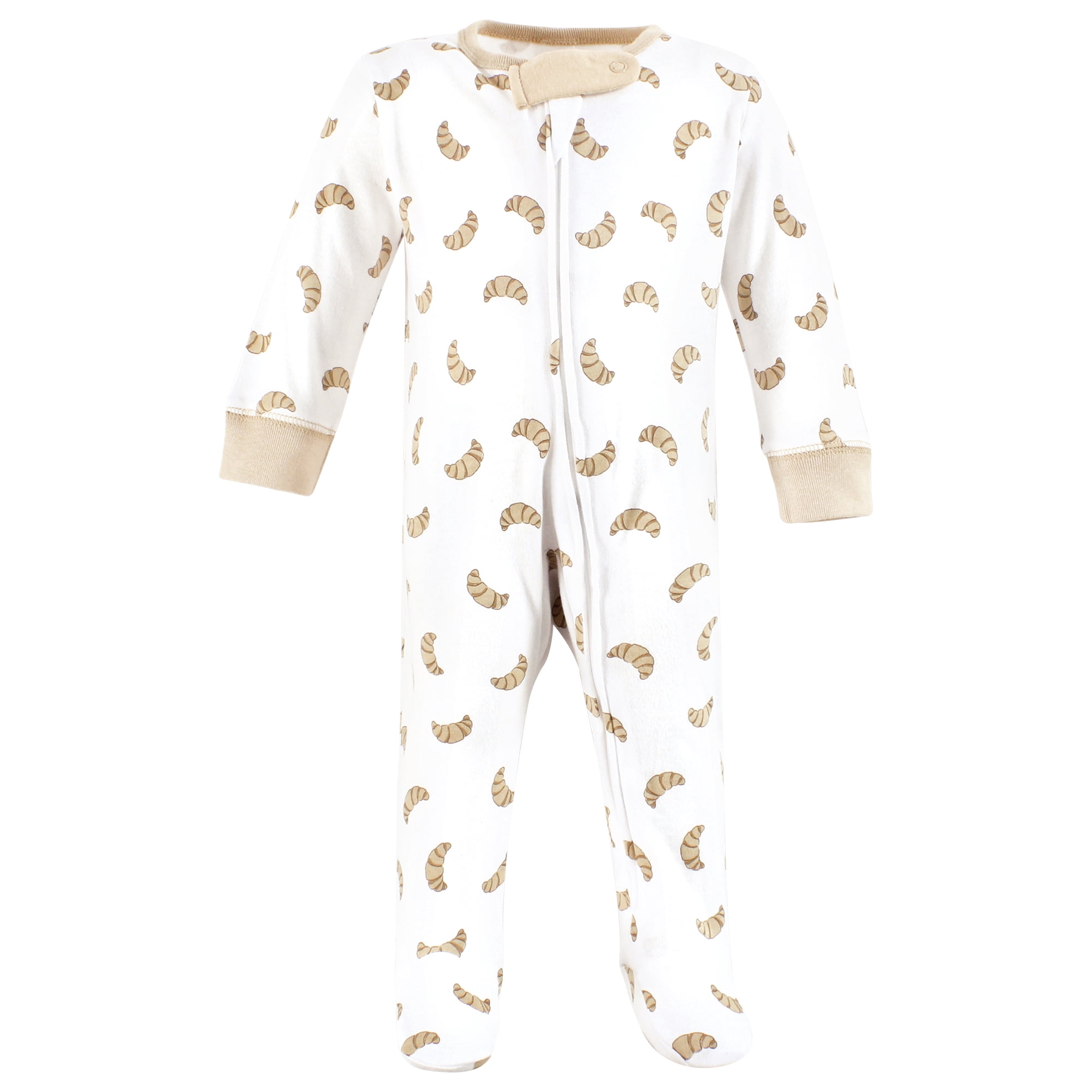 Touched by Nature Organic Cotton Sleep and Play, Breakfast Croissant, Preemie