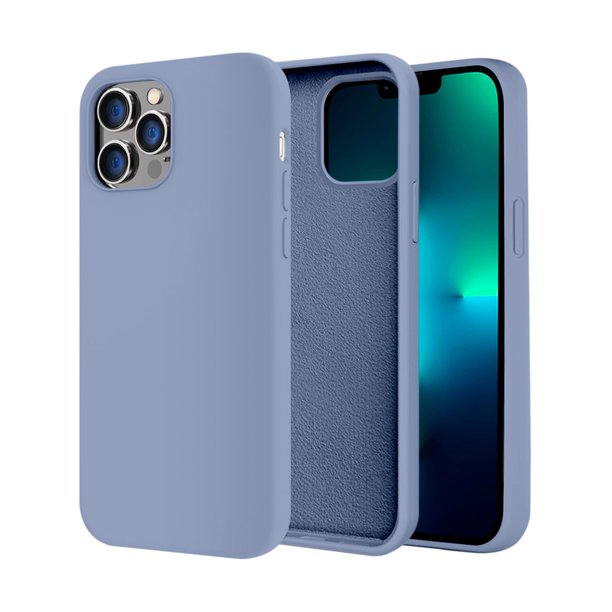 Funda de Protección para iPhone 13 Pro - Sovico - Silicón con Forro de Microfibra