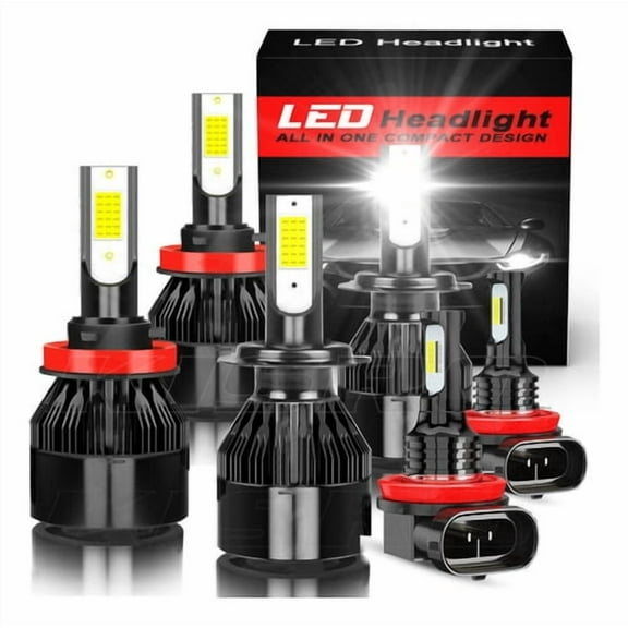 Applies to 6000K LED Headlights   Kit for Ford Fusion 2006-2016