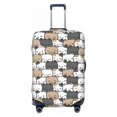 thumbnail image 1 of Custom Colorful Cartoon Kitten Cat Luggage Cover Elastic Travel Suitcase Protective Covers Fits 18-32 Inch, 1 of 1