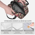 thumbnail image 3 of Naloa Many Kind Of Flowers Print Lunch Bag for Women & Men Insulated Lunch Box or Cooler Lunch Tote Bags for Work, Travel, Outdoor, 3 of 5