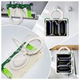 thumbnail image 4 of FJLBDE Case for iPad Pro 13 Inch (M5) 2025 / (M4) 2024 with 360 Kickstand, Shoulder Strap Carrying Protective Cover, Multicolor Green, 4 of 6