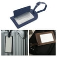 thumbnail image 5 of Unique Bargains 1 Pc Horizontal Flip Luggage Tag for Travelling Deep Blue Polyurethane, 5 of 5