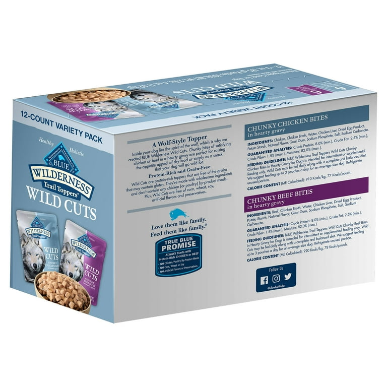 Blue wilderness top trail toppers