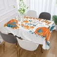 thumbnail image 2 of Yayeee Tablecloths for Rectangular Tables 60 x 90 inch Party Table Cover, Big Pumpkins, 2 of 6