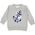 thumbnail image 2 of Inktastic First Mate with Anchor and Banner Toddler Sweatshirt, 2 of 4