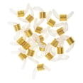 thumbnail image 1 of 20Pcs Cadena De Anteojos Extremos Titulares, de terre Extremos Correa De Cadena, Extremos De Bobina De Goma Con - Oro Fernando Extremo de la cadena de anteojos, 1 of 8