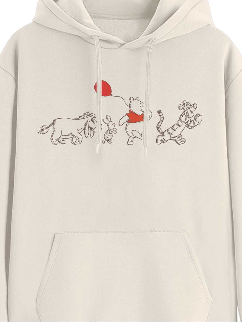 Winnie the Pooh Men's and Big Men's Graphic Hoodie, Sizes S-3XL