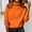 Orange, variant on WTXUE Women's Oversized Ribbed Turtleneck Sweater Casual Fall Loose Knit Pullover Sweater Trendy Basic Jumper Top Long Sleeve Tops Winter Warm Comfortable Soft Layers Pullover Beige L