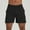Black, variant on VgaVtl Men's Shorts Sports Plus Size Shorts Men Elastic Waist Relaxed Fit Pockets Plain Casual Shorts,Black L