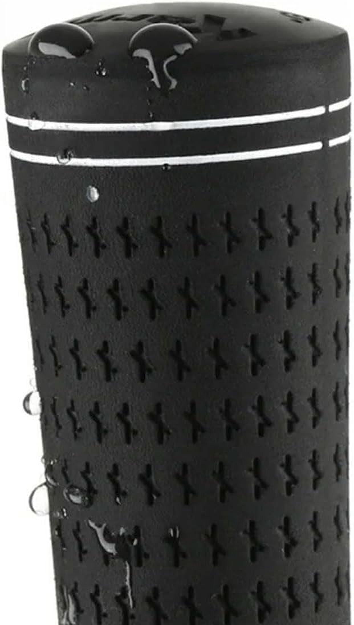 Karma Velour Black Jumbo Plus (+1/8”) Golf Grips, 13 Piece Set with 13 Tape Strips