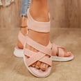 thumbnail image 6 of Juslio Sandals for Women Casual Open-Toe Comfortable Elegant Leather Beach Sandals, 6 of 9