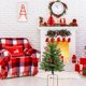 thumbnail image 4 of Adornos navideños, adornos navideños, regalos navideños, árbol de Navidad con base de tierra, árbol de playa, adorno para árbol de Navidad, decoración navideña, inserción simulada de agujas de pino en, 4 of 9