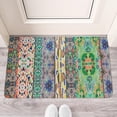 thumbnail image 2 of Bohemian Retro Geometric Patterns (2) Welcome Doormat for Indoor/Outdoor Entrance Bohemian Retro Geometric Patterns (2) Decoration Door Mat Kitchen Door Mat Bedroom Doormat 17x30 Inch, 2 of 6