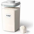 thumbnail image 1 of Contenedor Almacenamiento Alimentos 4 L Tapa Pop Aire Hermético Contenedor Alimentos Cereal Arroz Harina Pasta Biscocho Cocina, 1 of 6