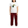 thumbnail image 4 of CafePress - I BELIEVE IN LEPRECHAUNS Pajamas - Women's Short Sleeve Print T-Shirt and Pants Light Cotton Pajama Set, 4 of 7