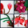 thumbnail image 4 of Juego de construcción de decoración de plantas de orquídeas para adultos, colección de bonsái botánico de flores, juego de bloques de construcción compatibles con Lego-581pcs, 4 of 5