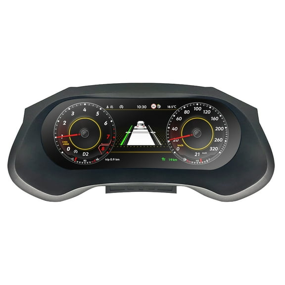 12.3 inch digital dashboard instrument cluster Suitable for Seat Leon 2013-2018 years digital speedometer replacement, digital instrument cluster replacement, digital dashboard