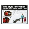 thumbnail image 2 of Moderno Kids Motorcycle Ride On 12V Battery Powered with Training Wheels, LED Lights, Music by Phone, 2 of 2
