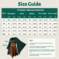 thumbnail image 5 of GYQMBT Women's Medieval Renaissance Costume Fairy Irish Victorian Gothic Dress Vintage Cosplay Lace Up Corset Dress,Gothic Dress Ladies for Halloween Carnival(Brown Green,2XL), 5 of 8