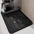 thumbnail image 2 of Superior Coffee Mat for Elegant Countertops: Stain-Hiding, Rubber-Backed & Highly Absorbent, Perfect Companion for Coffee Machines - Versatile Dish Drying Mat and Bar Accessory, 18x24 Inches, 2 of 7