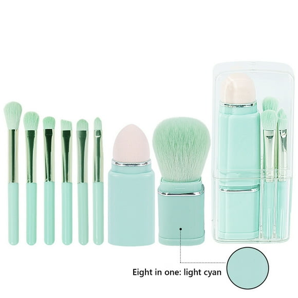 Pinceles de maquillaje, kit de maquillaje, mini pincel de maquillaje retráctil portátil, pincel para rubor, pincel para ojos, pincel de maquillaje, pincel de maquillaje