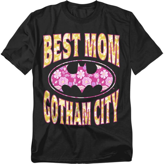 Batman T-Shirt Mother'S Day Best Mom In Gotham Unisex Graphic Tee for Men & Women