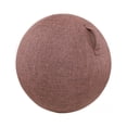 thumbnail image 1 of Dust-proof Anti-slid Exercise Ball Cover Cotton Flax Practical Fine Knitted Yoga Ball Cover for Home, 1 of 10