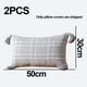 thumbnail image 2 of Funda de almohada tejida geométrica con borla rectangular de 2 piezas adecuada para muchos lugares, 2 of 6