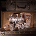 thumbnail image 4 of Leodye Statue Steampunk en Résine Moulée à Froid de Locomotive, Fini Bronze Antique, Train, Cadeaux, 4 of 6