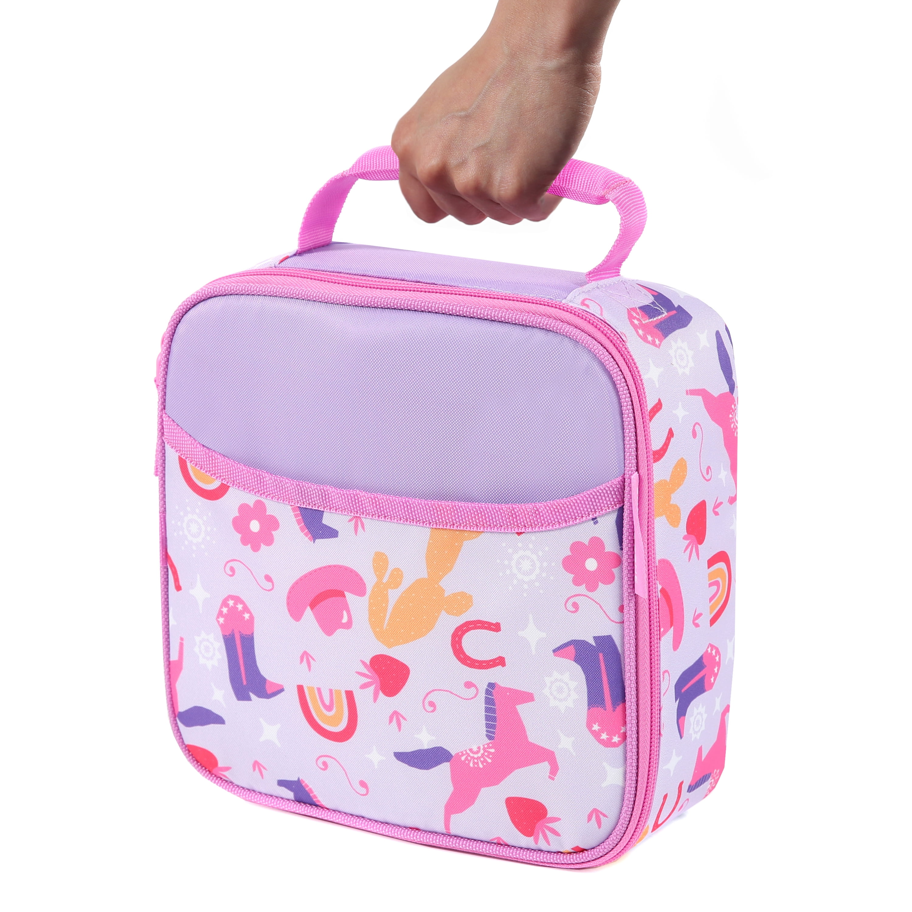 Arctic Zone Combo Lunch Box, Rainbow Western, Includes Food Container, Water Bottle, and Ice Pack