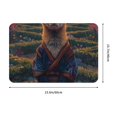 thumbnail image 3 of Bingfone Garden Meditating Weasel Door Mat 16"x24" Front Entrance Non-Slip Low Profile Washable for Entryway, 3 of 7