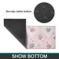 thumbnail image 6 of Pioneer Flower Floral Print Pattern Kitchen Rugs Sets Of 2, Anti Fatigue Non Slip Washable Floor Mats for Kitchen Sink Laundry, 17X30 Inch + 17X47 Inch, 6 of 6