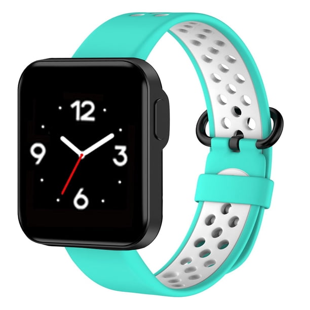 Correa De Repuesto Pulsera De Silicona De Dos Colores Compatible Con Xiaomi Mi Watch Lite/Redmi Watch Lite Smart Watch seitruly EL017749-09