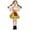 Yellow, variant on Girls Dirndl Dress Ruffles Suspenders Off the Shoulder Tunic Midi Dress Lace Patchwork Color Block German Oktoberfest Fancy Dress Brown 8-10 Years