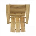 thumbnail image 2 of Outdoor Folding Adirondack Chair | Rustic Modern, Solid Acacia Wood, For Patio Deck Poolside | Natural | Wood, 2 of 12