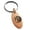 Rose, variant on Stainless Steel Janus Greek God of Beginnings Engraved Small Oval Charm Keychain Keyring