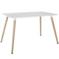 thumbnail image 1 of Hawthorne Table de Salle à Manger en Blanc, 1 of 4