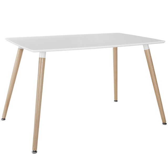 Hawthorne Table de Salle à Manger en Blanc