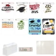 thumbnail image 2 of AKEGAMN Graduation Card Graduation Card Clip Graduation Card Humorous Set Of 8 Graduation Wallet Card Decoration Interesting Graduation Wallet Fantastical Design: Our cards the spirit of graduation, 2 of 9