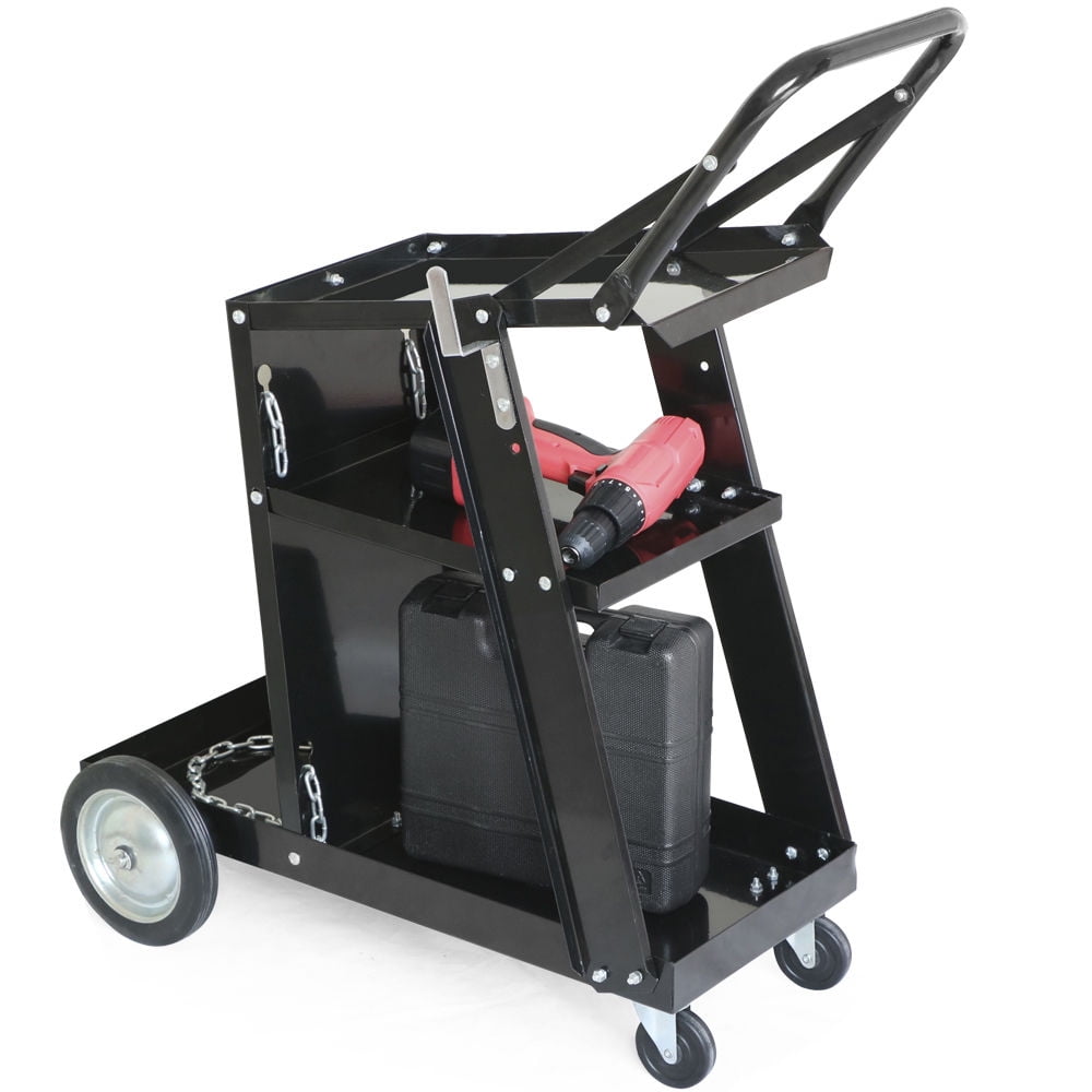 Kepooman Welding Cart Without Drawers, 78 X 38 X 22", Black Kepooman Welding Cart Without Drawers, 78 X 38 X 22", Black